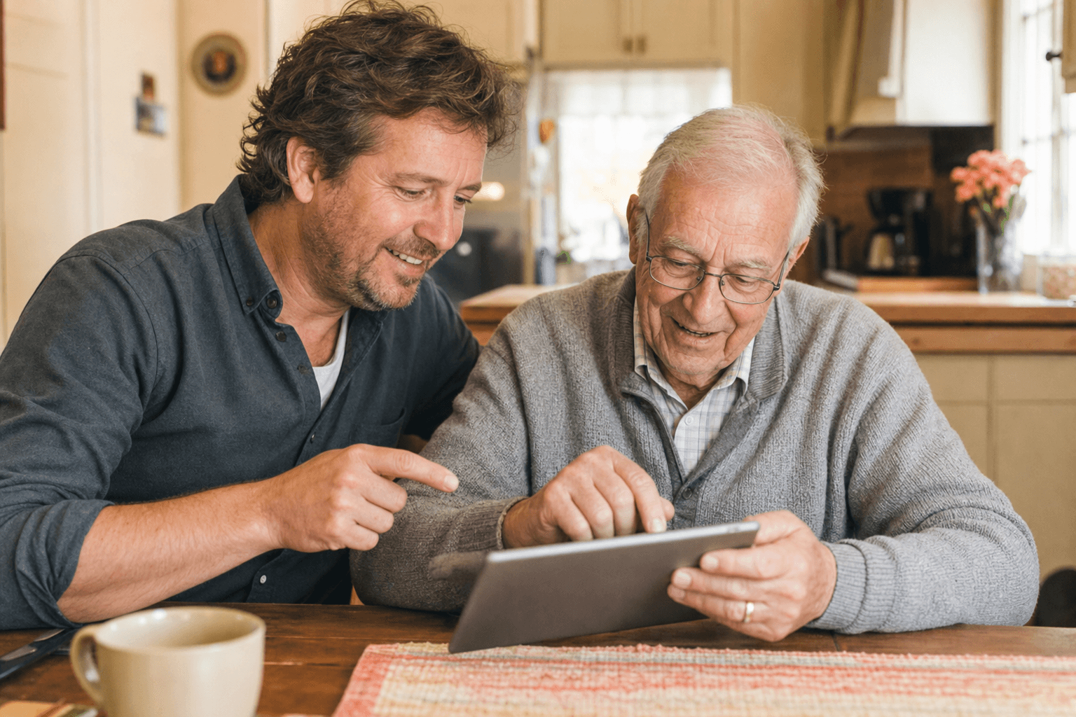 Teaching Your Parent Video Calls Without Tears (on Either Side)